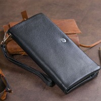 Женский кожаный кошелек ST Leather 19310 Черный
