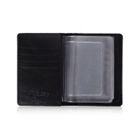 Обложка-органайзер для документов из кожи HiArt AD-01 Mehendi Art черная