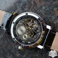 Женские часы скелетон Winner Silver II (1115)