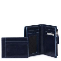 Кожаный кошелек Piquadro BL SQUARE/N.Blue PU4519B2R_BLU2