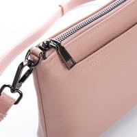 Женский молодежный кожаный клатч ALEX RAI 3092 pink