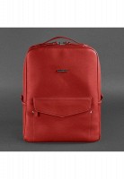 Женский кожаный рюкзак BlankNote Cooper красный- BN-BAG-19-RED