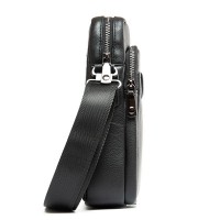 Мужская кожаная сумка через плечо BRETTON 1603-4 black