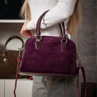 Женская замшевая сумка ALEX RAI 3036 bordo
