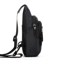 Мужская тканевая сумка-слинг Lanpad 65365 black