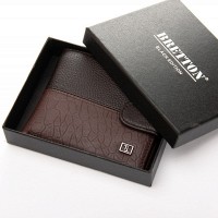 Мужской кожаный кошелек BE BRETTON 208V-L1 brown mix