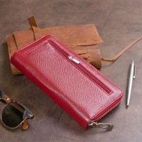 Женский кожаный кошелек ST Leather 19307 Бордовый