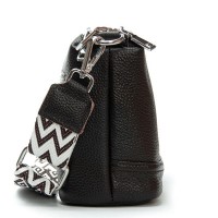Женский молодежный кожаный клатч ALEX RAI 29012 brown