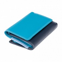 Женский кожаный кошелек Visconti rb39 blue m