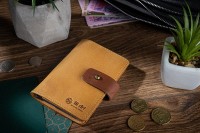 Картхолдер из кожи HiArt CH-02br Shabby Honey