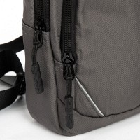 Мужская тканевая сумка-слинг Lanpad 8805 grey мал
