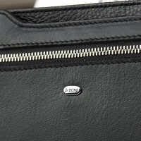 Кожаный мужской кошелек Classic DR. BOND WMB-2M black