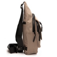 Мужская тканевая сумка-слинг Lanpad 0936 khaki бол
