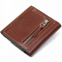 Мужской кожаный кошелек GRANDE PELLE 11464 Коричневый
