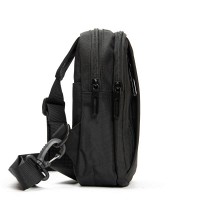 Мужская тканевая сумка-слинг Lanpad 6043 black