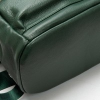 Женский кожаный рюкзак ALEX RAI 8635-9 green