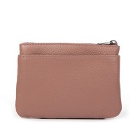 Женская кожаная косметичка-ключница Cosmetic A-00141 pink
