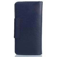 Синее мужское кожаное портмоне DESISAN SHI225-315