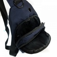 Мужская тканевая сумка-слинг Lanpad 82084 blue