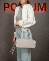 Женская кожаная сумка ALEX RAI 2081-9 grey