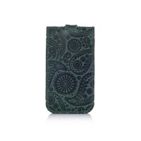 Ключница из кожи HiArt KH-03 Shabby Alga Buta Art