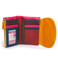 Женский кожаный кошелек Classik  DR. BOND WRS-239-1 yellow