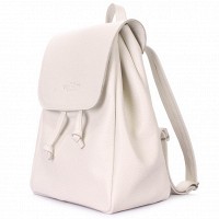 Кожаный рюкзак POOLPARTY Paris beige