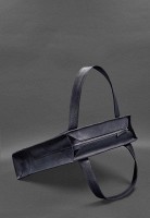 Женский кожаный шоппер Бэтси темно-синий краст BN-BAG-10-NAVY-BLUE