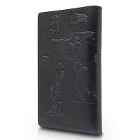 Кожаное портмоне Hi Art 7 wonders of the world PB-01-S19-4013-T002