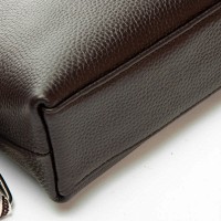 Женский молодежный кожаный клатч ALEX RAI 3092-1 brown