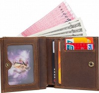 Мужской кожаный кошелек Vintage 14478