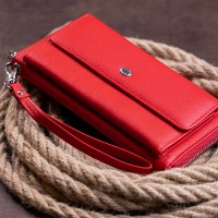 Женский кожаный кошелек ST Leather 19366 Красный