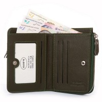 Женский кожаный кошелек Classik  DR. BOND WN-23-20 green