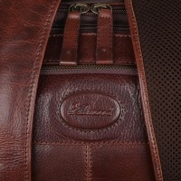 Мужской кожаный рюкзак Ashwood 8144 Brown