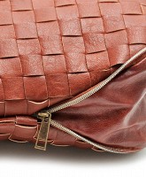 Женская плетенная коричневая сумка TRAUM из кожзама 7241-03