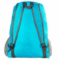 Складной женский нейлоновый голубой рюкзак TRAUM