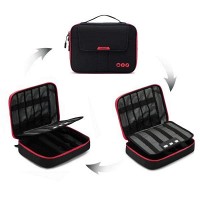 Органайзер для электроники BAGSMART (BM0200084A001) чёрный с красным