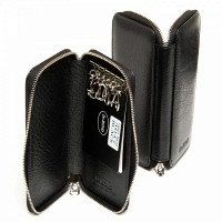 Кожаная мужская ключница Classic DR. BOND M3047 black