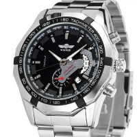 Мужские часы с календарем WINNER TITANIUM 1038