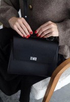 Женская кожаная сумка The Wings Classic tw-classic-black