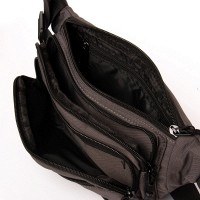 Мужская сумка на пояс Lanpad 35009 grey