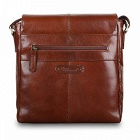 Мужская кожаная сумка Ashwood Murphy Chestnut (Каштановый)