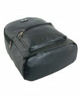 Черный рюкзак из PU кожи TRAUM 7229-55