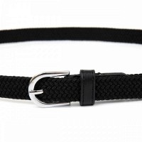 Женский узкий текстильный ремень-резинка Vintage 20544