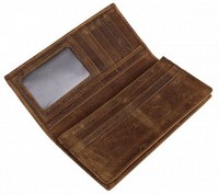 Мужской кожаный кошелек Vintage 14381