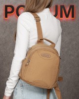 Женский тканевый рюкзак Jielshi MZ-917 mocha