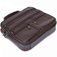 Мужская кожаная сумка через плечо Vintage 20670