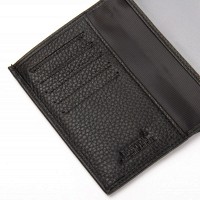 Мужской кожаный кошелек с обложкой на спаспорт BE BRETTON 42-15 black