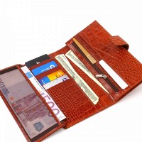 Женский кожаный кошелек  CANPELLINI 21719 