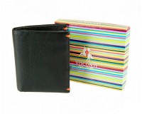 Мужской бумажник Visconti AP-60 - THUN (BLACK/ORANGE)